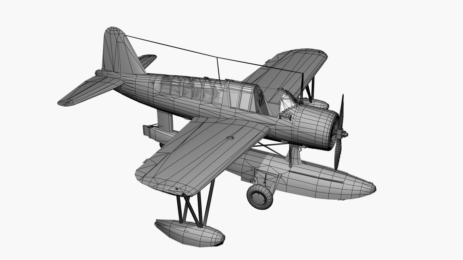 3D OS2U Kingfisher 1942 - TurboSquid 2341921