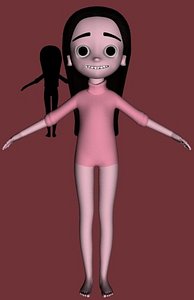 3D girl