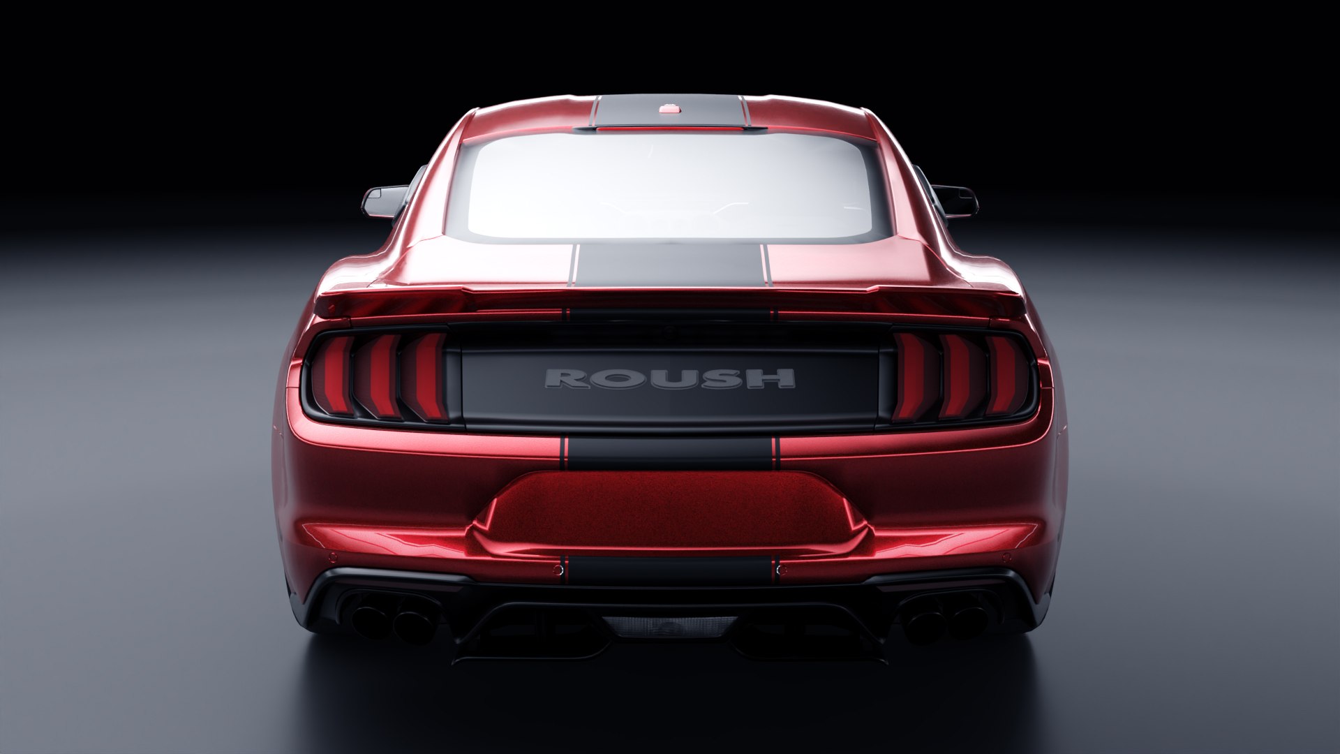 Ford Mustang ROUSH Stage 3 Model - TurboSquid 2070762