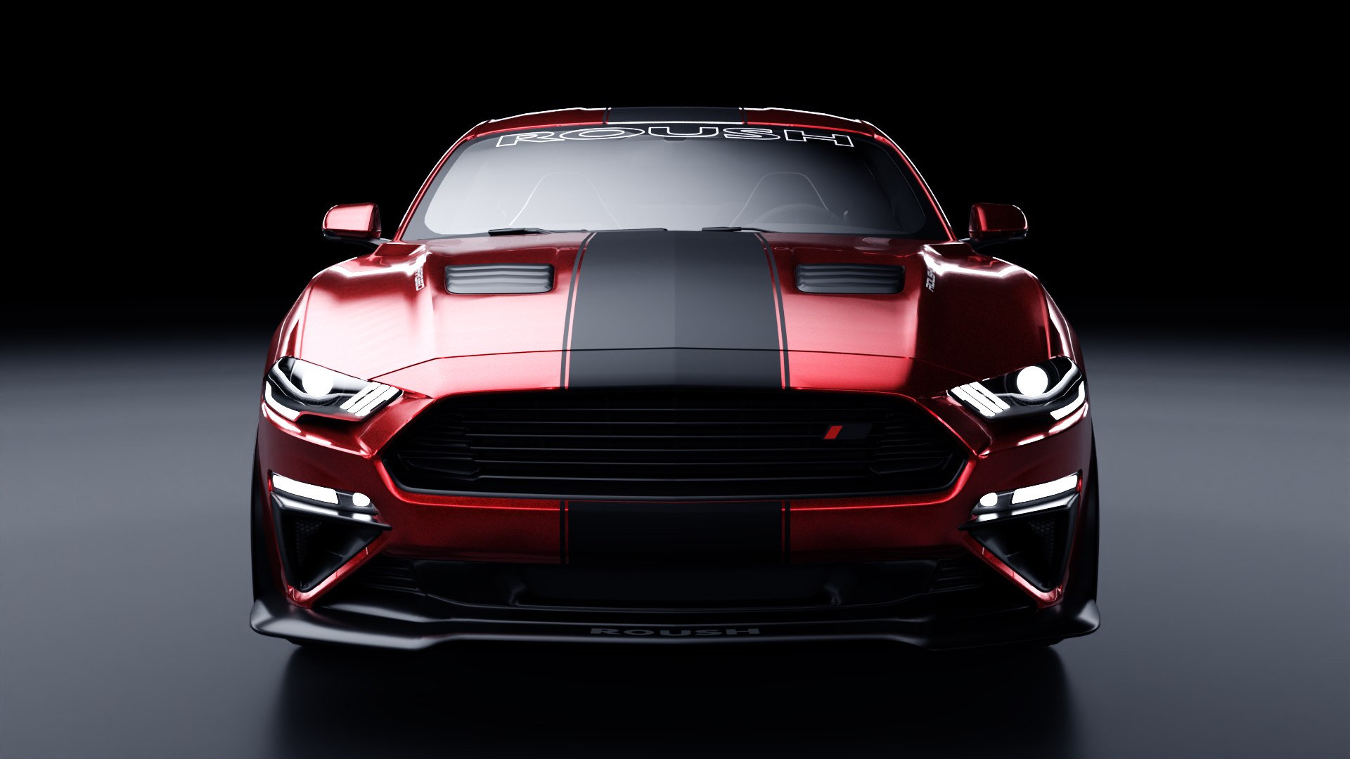 Ford Mustang ROUSH Stage 3 Model - TurboSquid 2070762