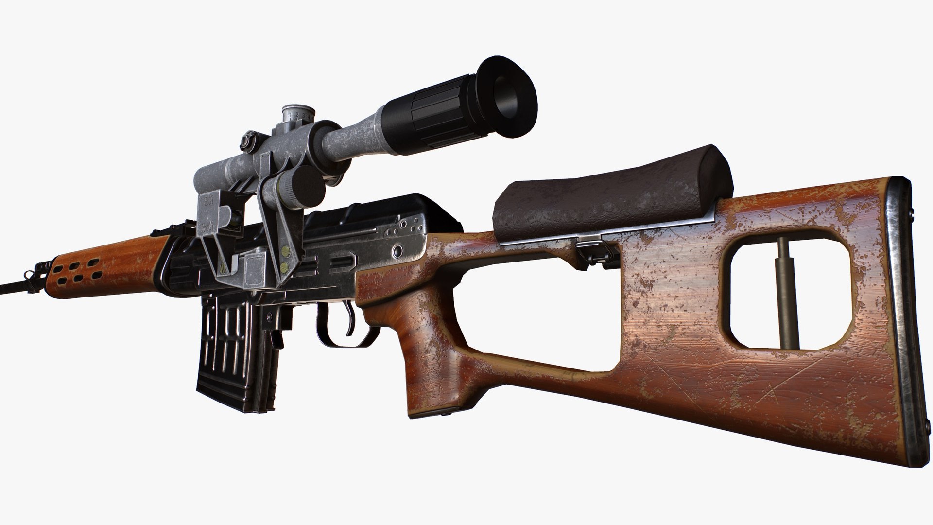 Dragunov inspired Nerf Sniper Rifle for WWII-pulp game : r/LARP