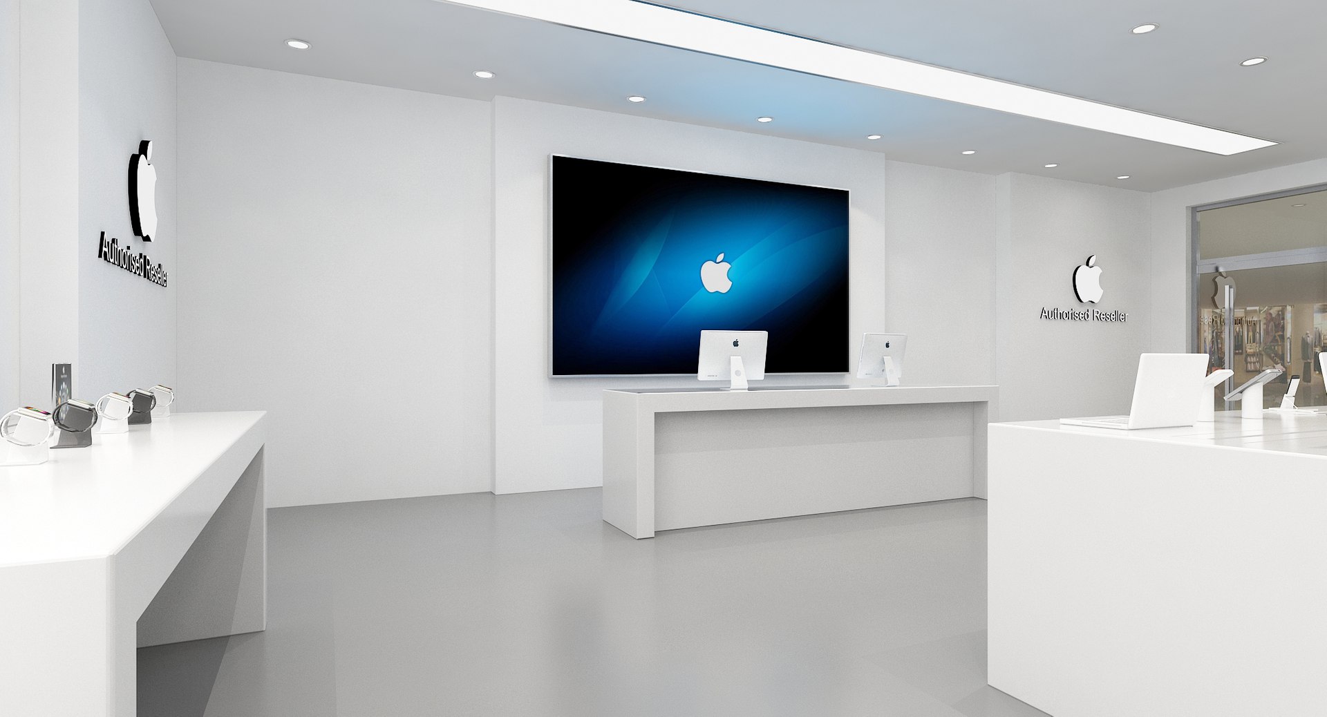 Apple Store Interior 05 3D - TurboSquid 2083301