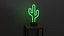 Lampe cactus néon