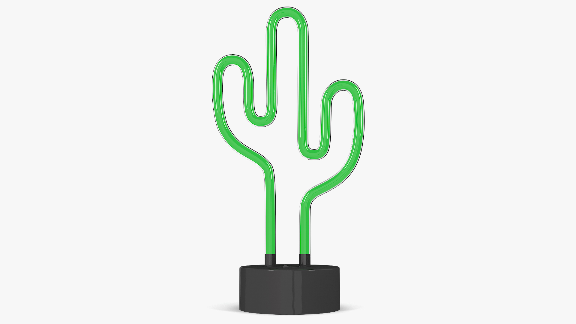 3D Neon Cactus Lamp TurboSquid 1810569