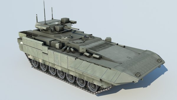 3d russian armata t-14 battle tank model