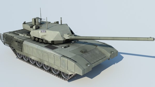 3d russian armata t-14 battle tank model