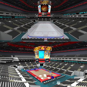 Basketball Arena and Ice Hockey Arena
