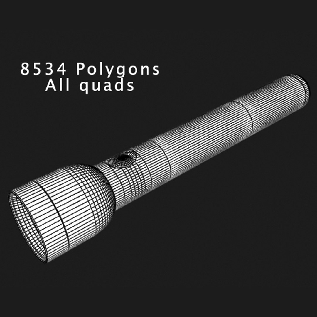 D Materials Flashlight Lighting 3d Model