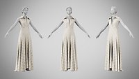 Dress 55 Citrine White