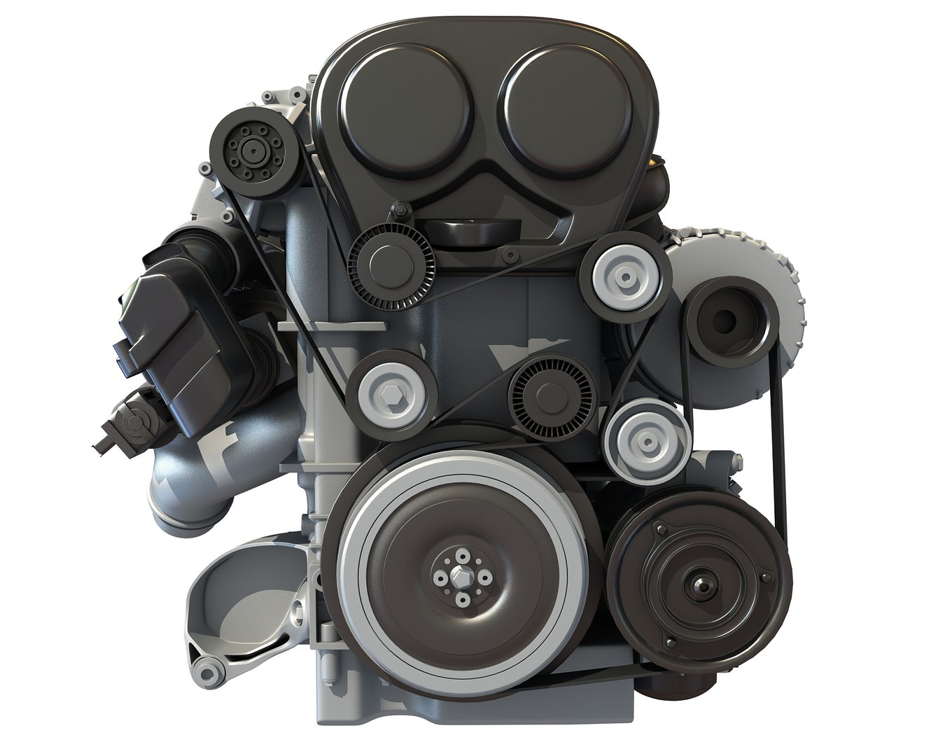 S60 T6 Drive-e Petrol Engine 3d Model