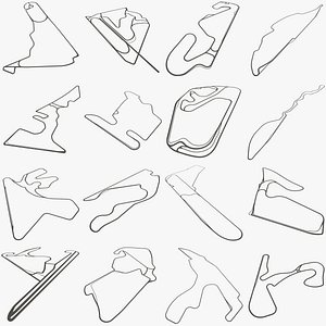Game Ready 2026 Formula 1 standalone circuits set - Simple
