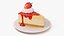 Fatia de Cheesecake de Morango