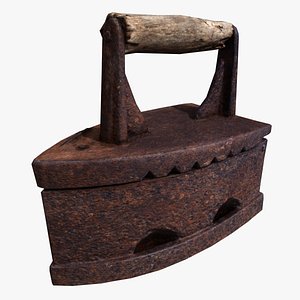 3D iron pbr model