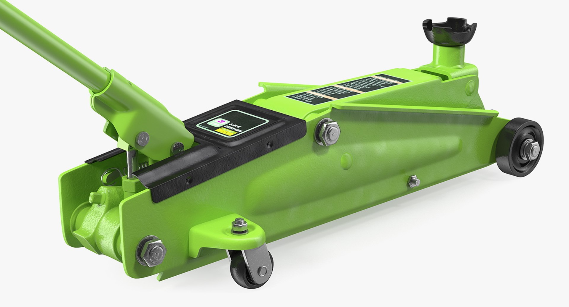 Hydraulic Trolley Jack Generic 3D Model 3D model preview