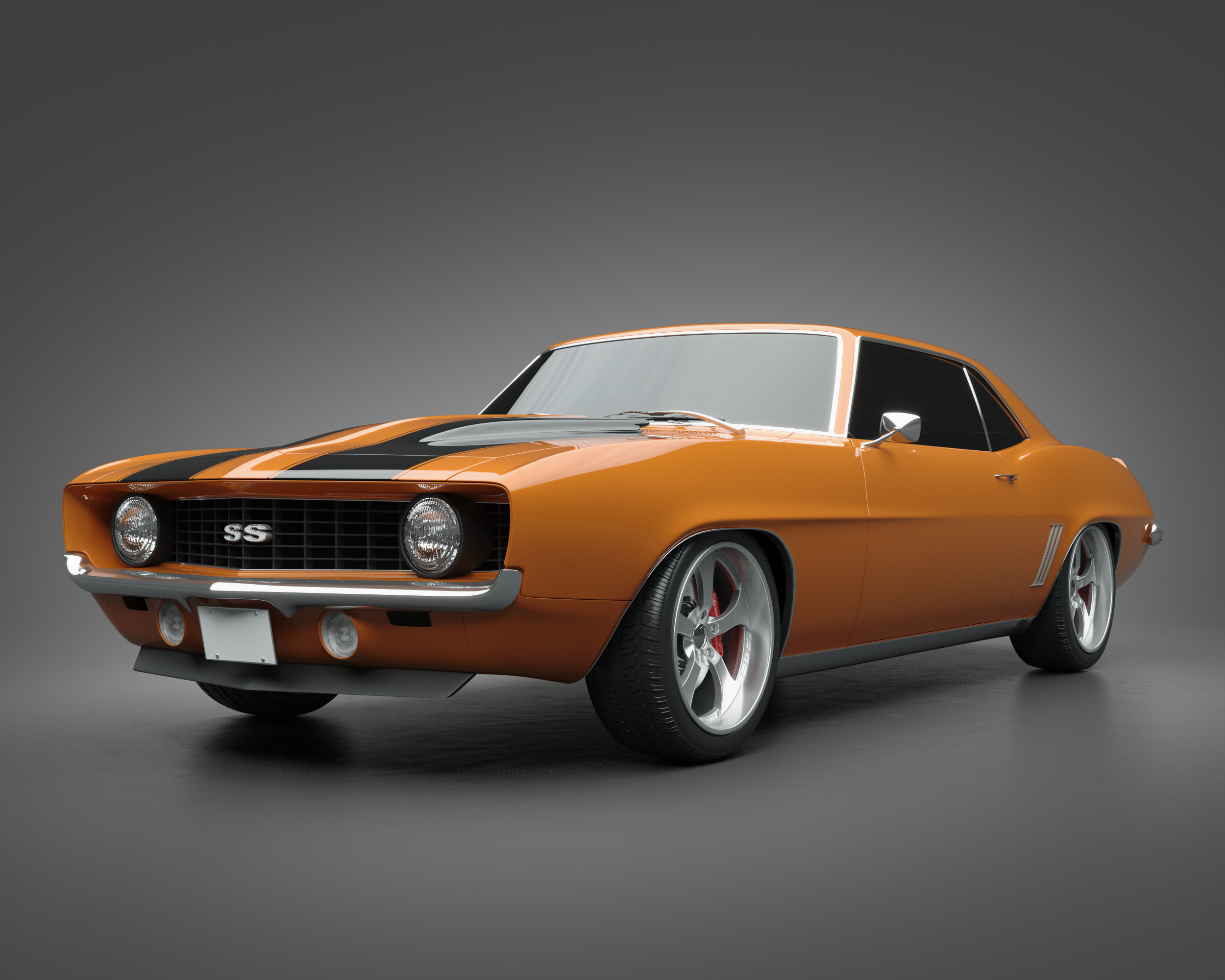 1969 camaro ss diecast model