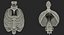 Female Ribcage Skeleton with Respiratory System