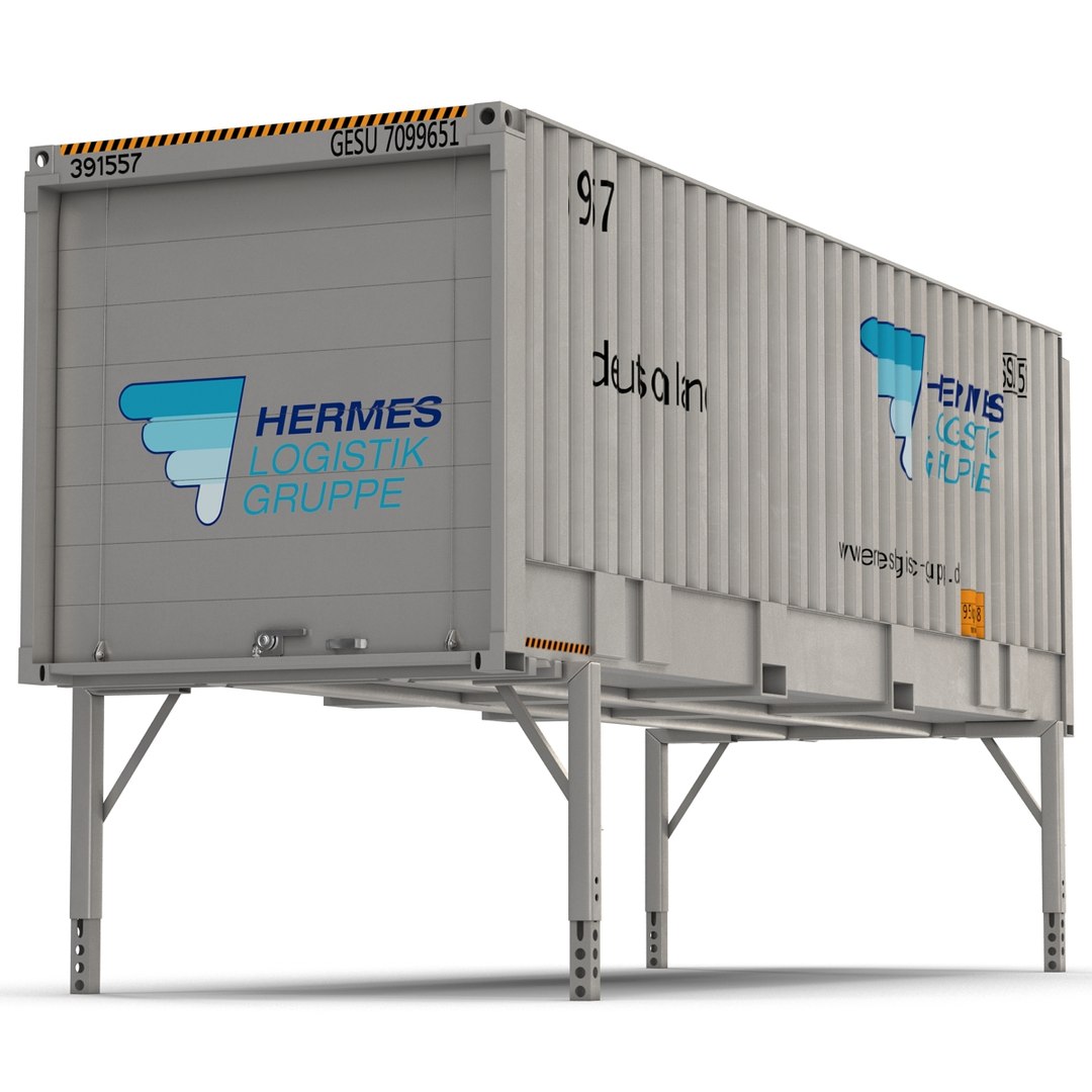Swap Body Container ISO 3D Model 3D model preview