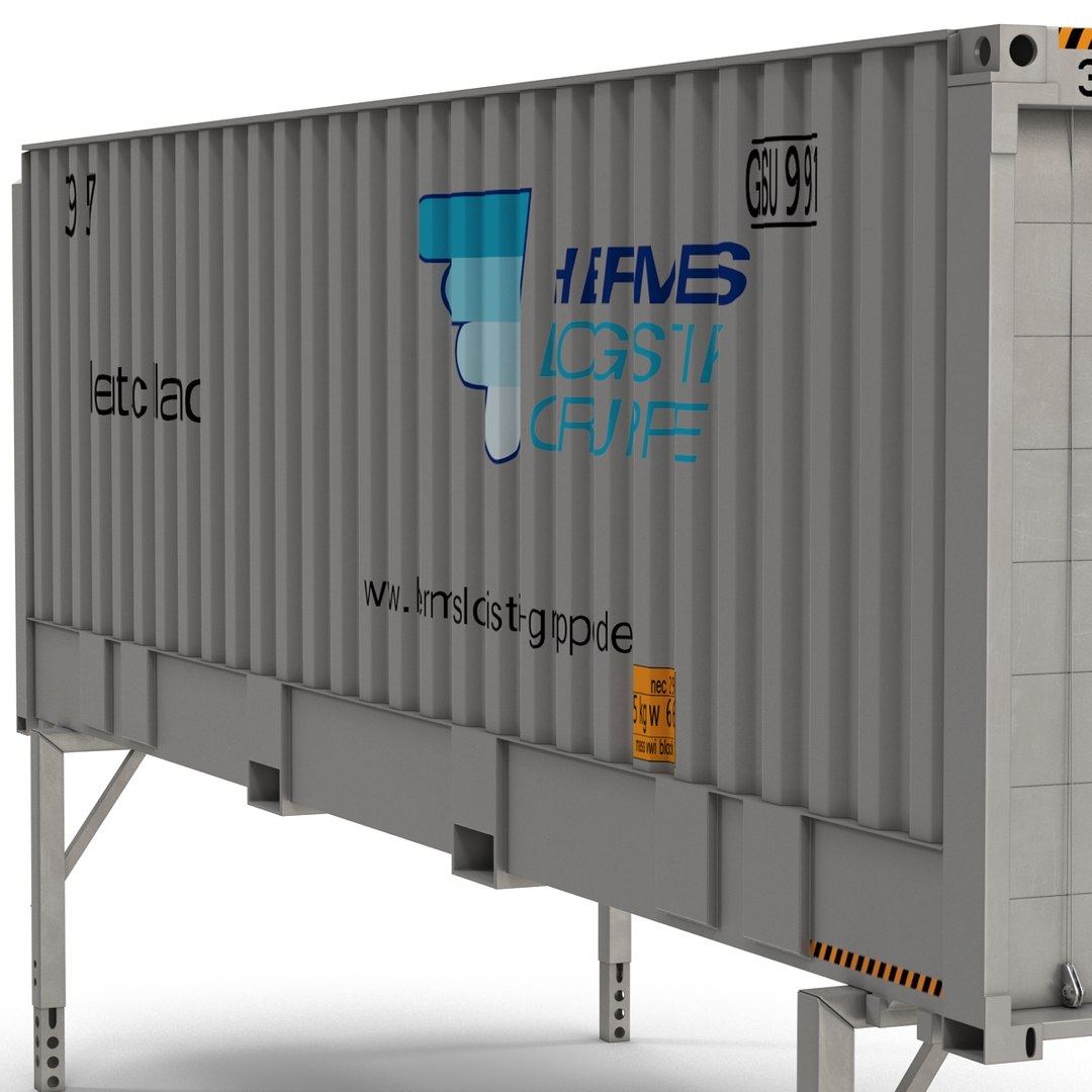 Swap Body Container Iso 3d Model