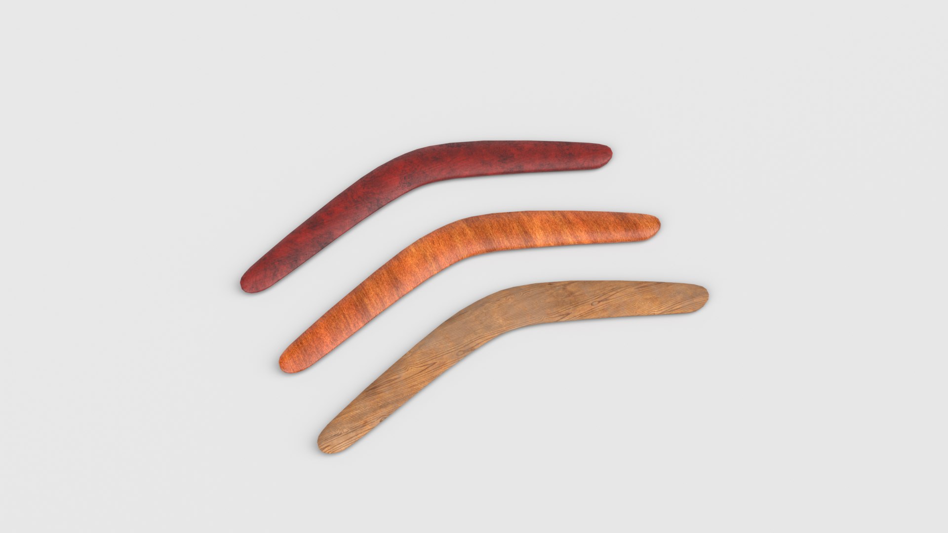 3D Boomerangs - TurboSquid 1907352