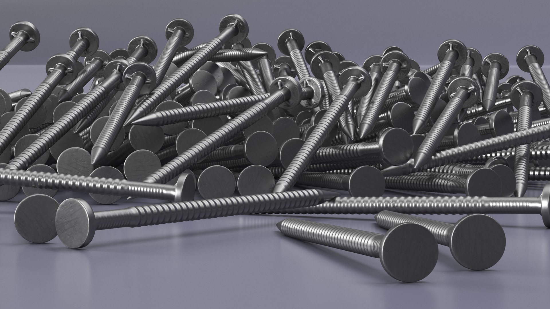 3D Annular Ring Nails - TurboSquid 2057940