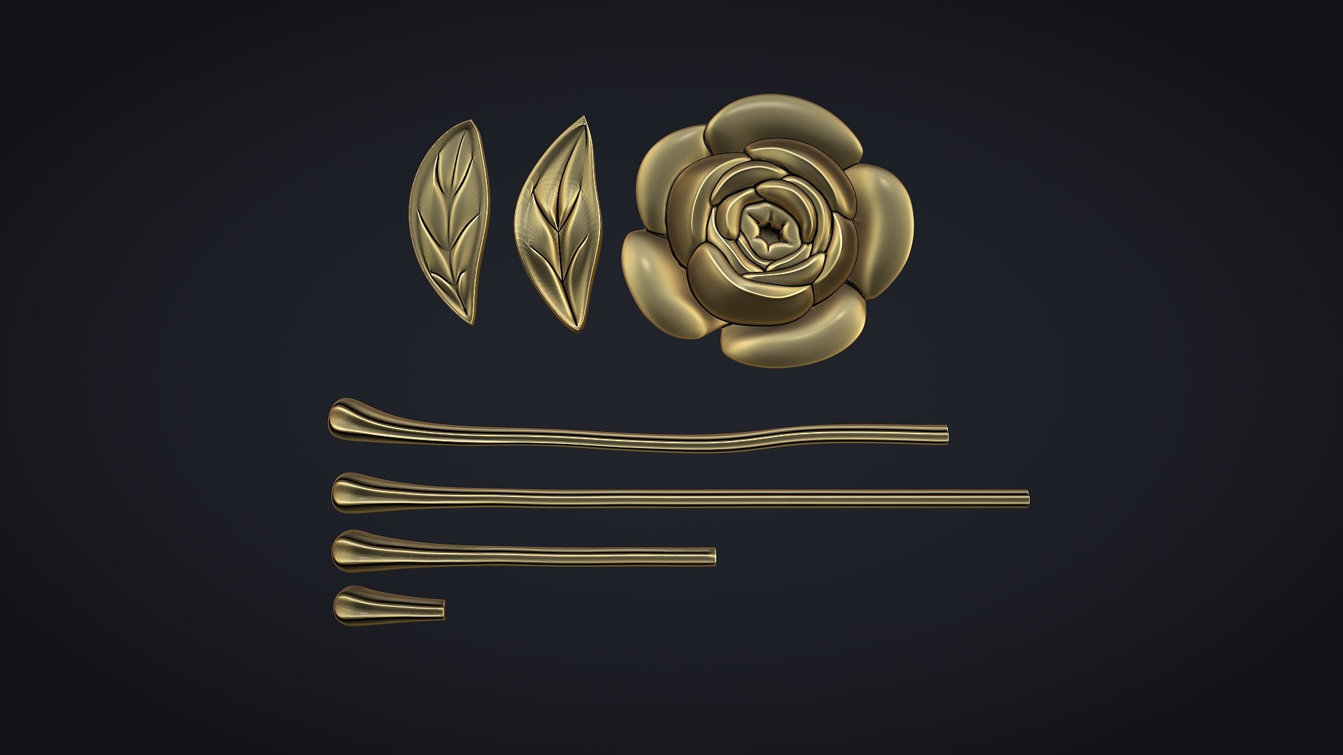 Rose Bas Relief 3D Print Model 3D - TurboSquid 2367271