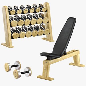 NOHrD DumbBells WeightBench Weight Rack