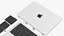 Disassembled Components MacBook Pro 14 M2 3D model