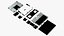 Disassembled Components MacBook Pro 14 M2 3D model