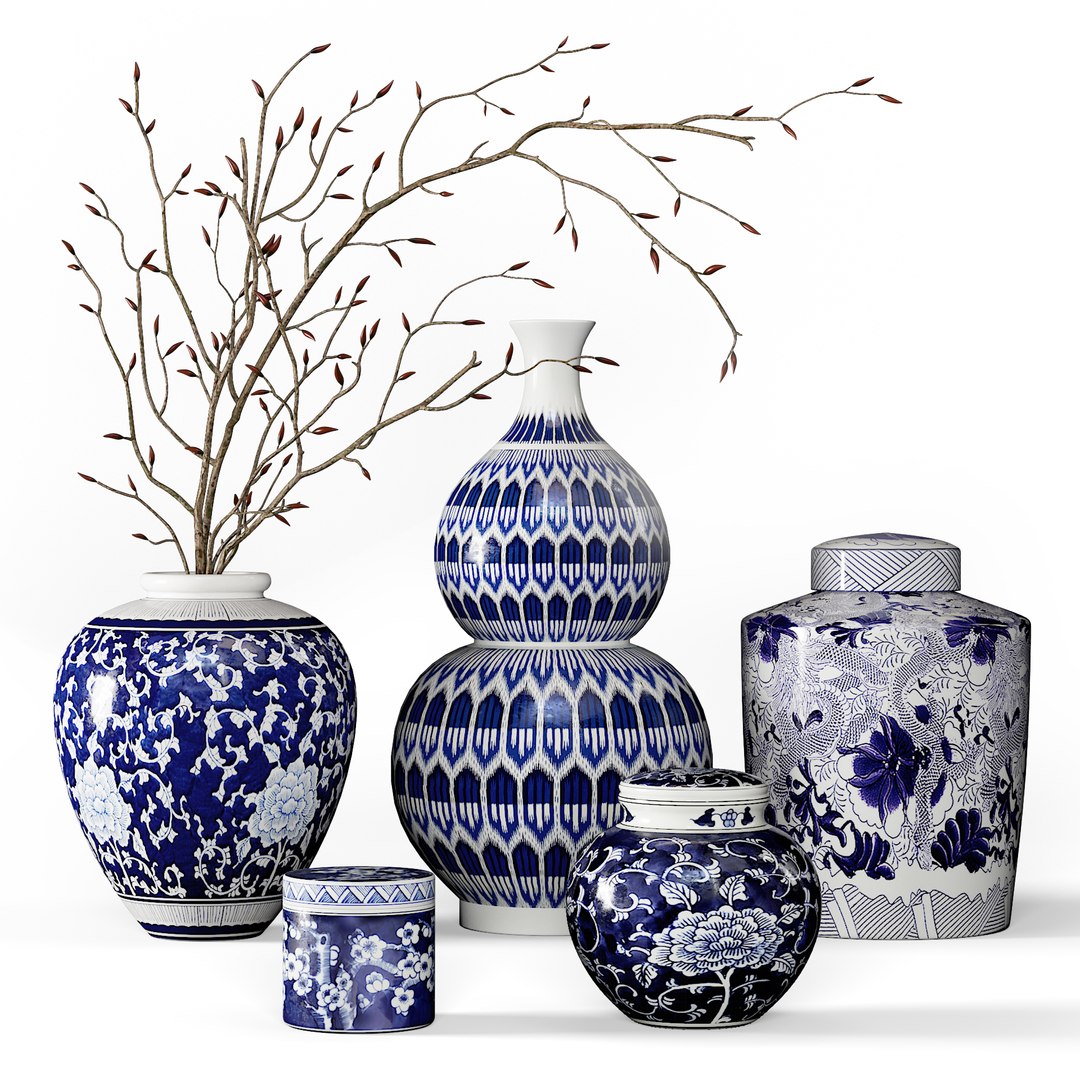 Vases Set 07 3D Model - TurboSquid 2533943