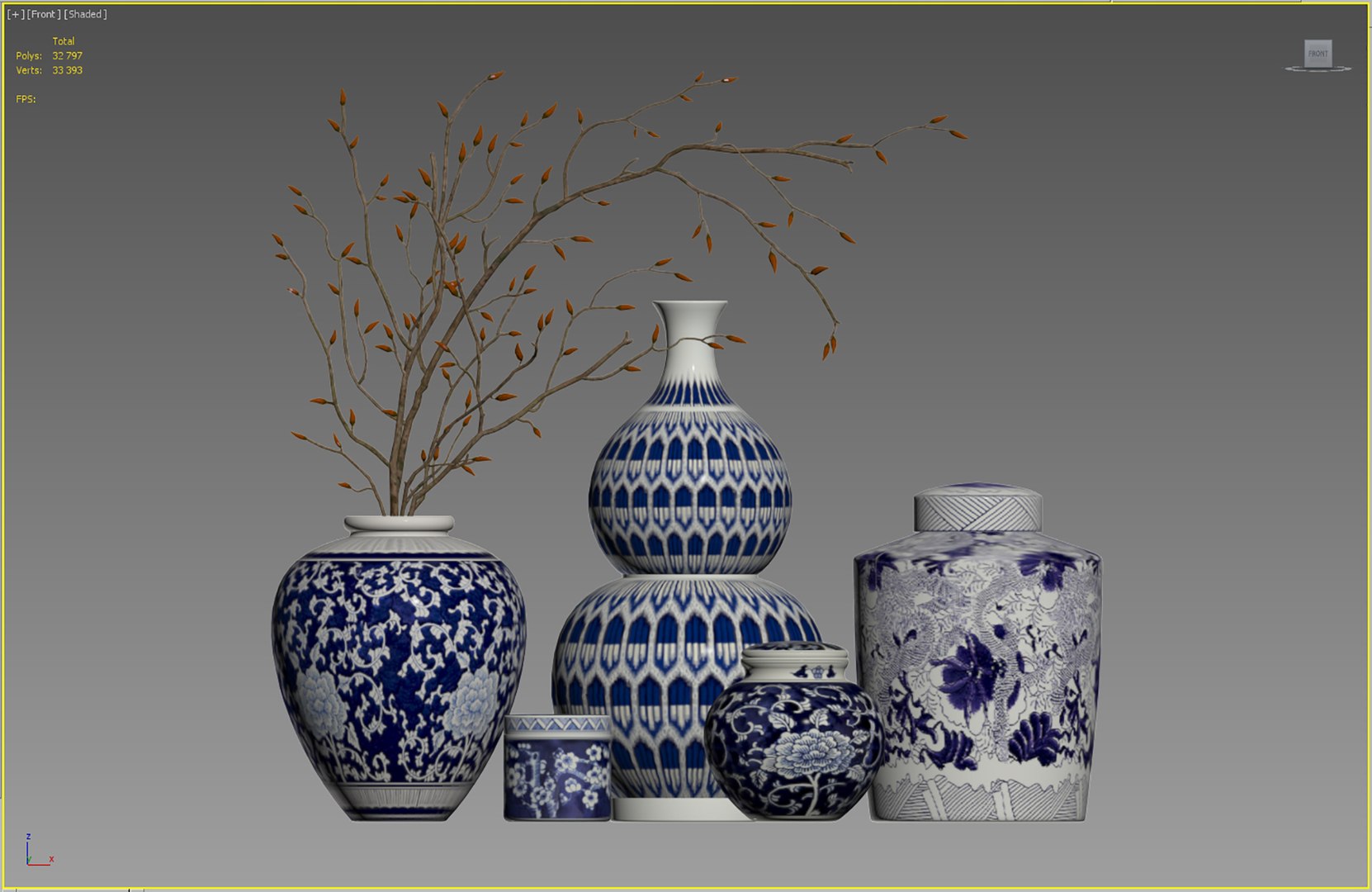 Vases Set 07 3D Model - TurboSquid 2533943