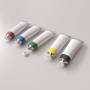 3d 3ds paint tube