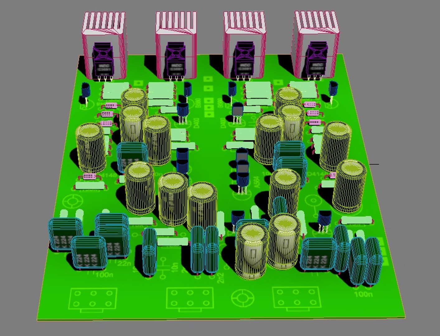 3D Module Power Amplifier Model TurboSquid 1624246