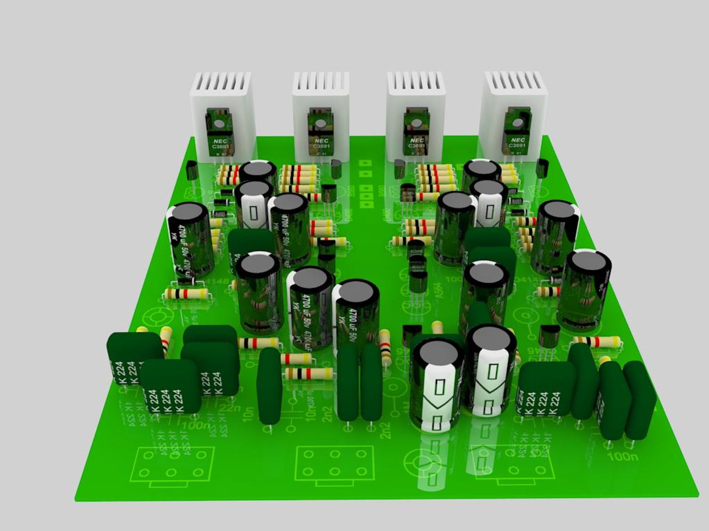3D Module Power Amplifier Model TurboSquid 1624246