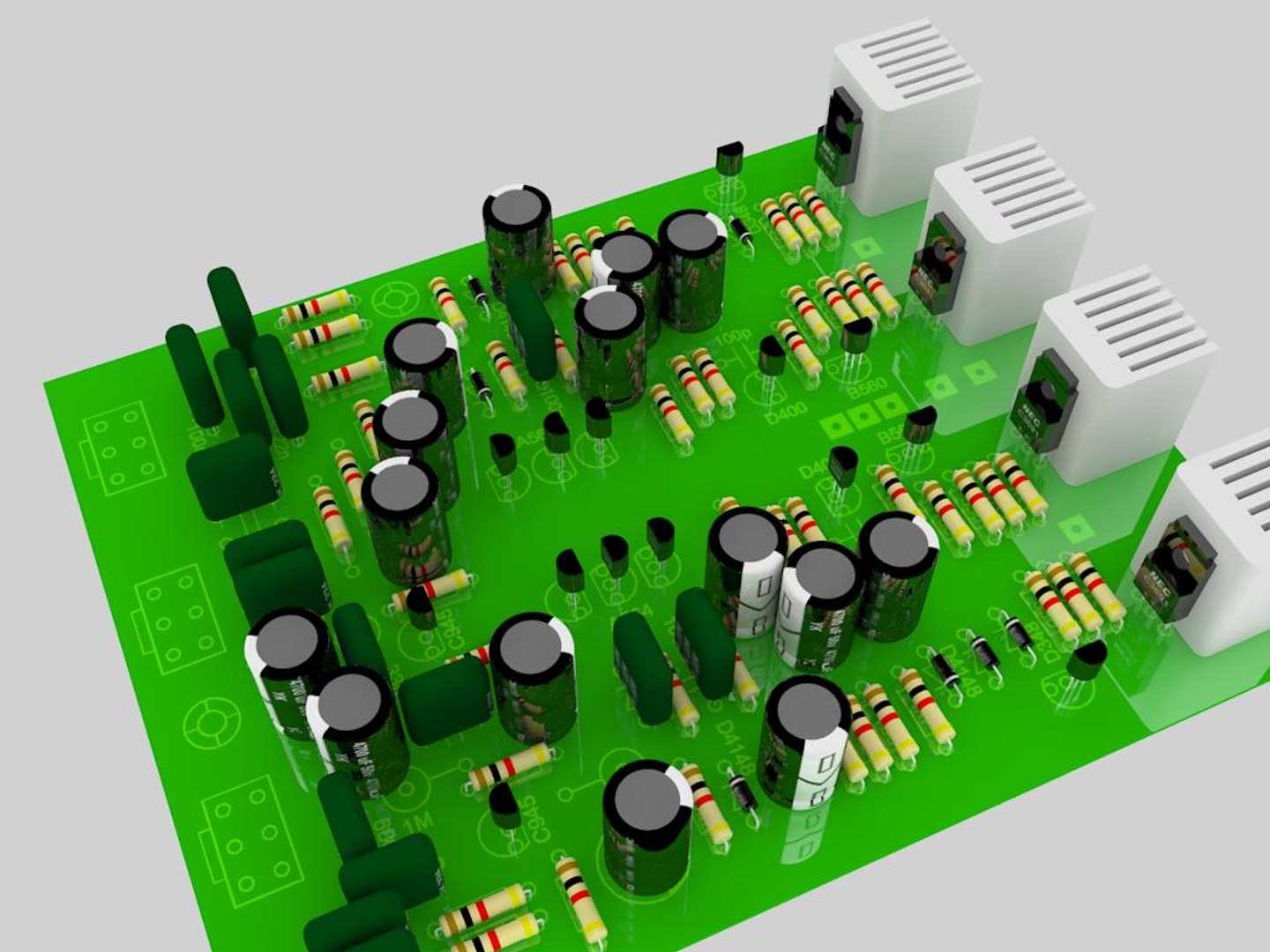 3D Module Power Amplifier Model TurboSquid 1624246