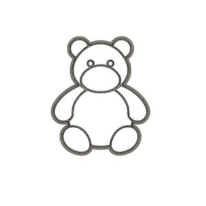 Teddy Bear Cookie cutter 64mm