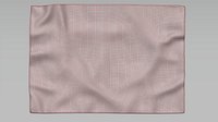 Bedspread carpet on a flat surface