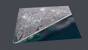 3D model Cityscape East Hampton USA