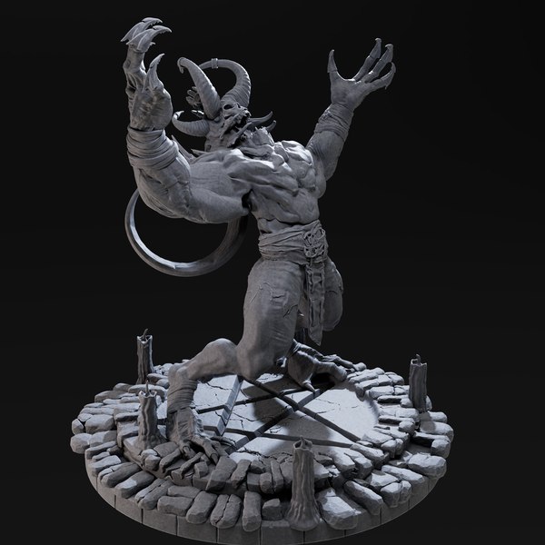 Demon High 3D 인쇄 가능 모델 3D 모델 - TurboSquid 2104397