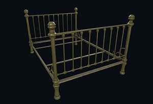 3D old bed