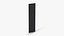 Tall Slat Acoustic Wall Panel with Felt Backing Fifteen Oak Slats - PBR with LODs