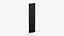 Tall Slat Acoustic Wall Panel with Felt Backing Fifteen Oak Slats - PBR with LODs