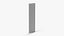 Tall Slat Acoustic Wall Panel with Felt Backing Fifteen Oak Slats - PBR with LODs