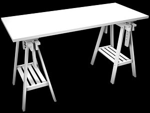 IKEA MITTBACK desk 3D model