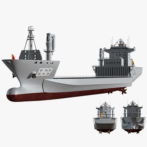 China Navy Donghai Island semi submersible ship No 868 3D