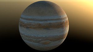 Photorealistic Jupiter 3D Model 3D model