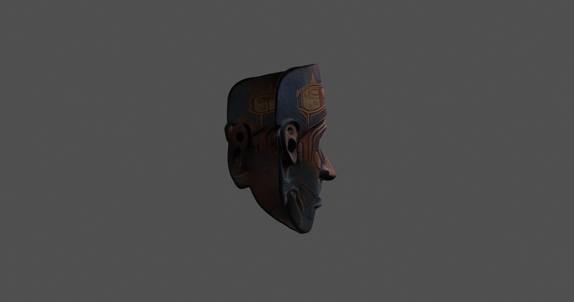 3D Ancient Ritual Mask Intricate 3D Model - TurboSquid 2367962