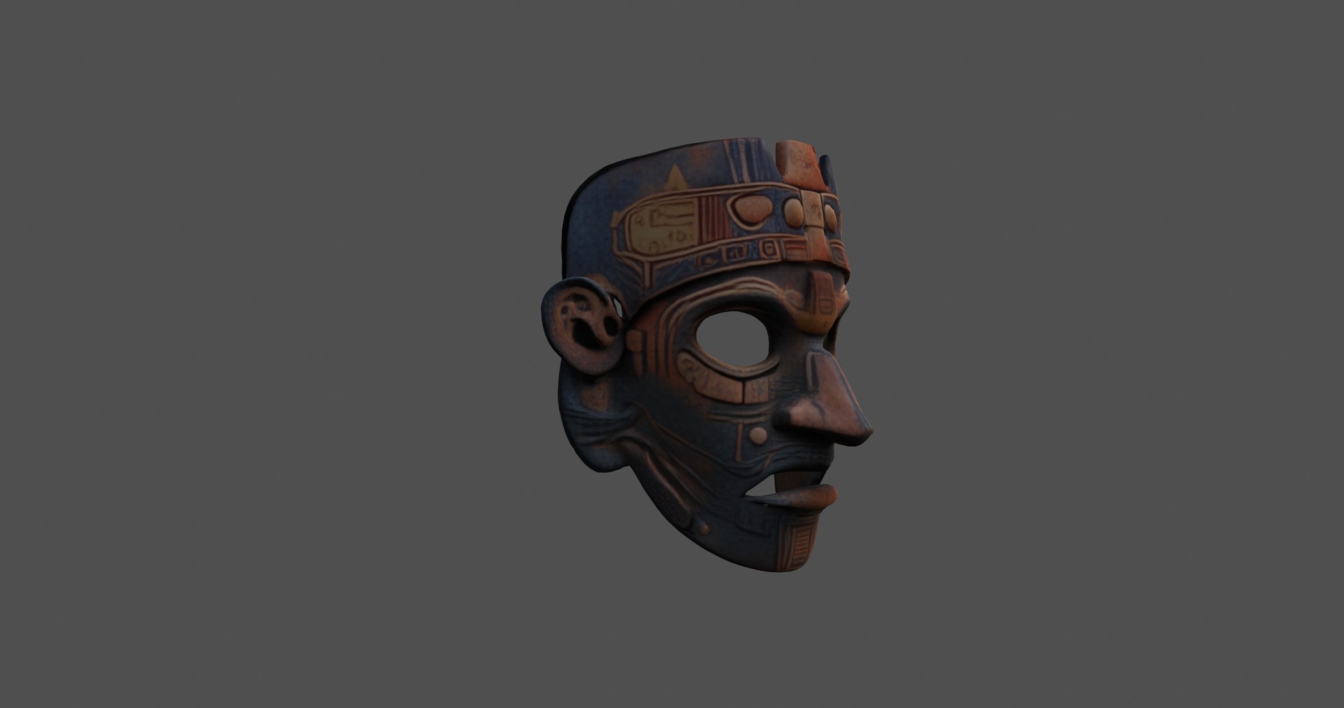 3D Ancient Ritual Mask Intricate 3D Model - TurboSquid 2367962