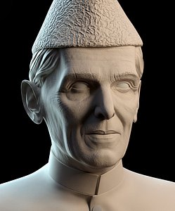 quaid quaid-e-azam 3D model