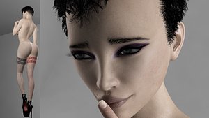 rigged female julianna model