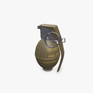 M61 Grenade Low-poly PBR